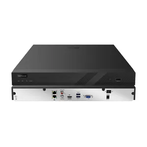 Sistema de câmera inteligente, guard visualizador oem p2p nuvem 32 canais h.265 cctv nvr 2 RJ-45 portas 2 hdds 4k 8mp 12mp inteligente ai sistema de gravação da rede