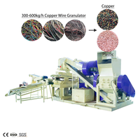Machine de granulation de fil de cuivre pour la séparation du cuivre et du plastique des câbles électriques usagés et des fils isolés