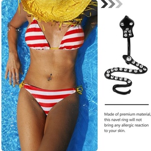 Donne <span class=keywords><strong>all</strong></span>'ingrosso Sexy Sanke <span class=keywords><strong>ombelico</strong></span> <span class=keywords><strong>Piercing</strong></span> anelli <span class=keywords><strong>ombelico</strong></span> anelli di pancia in acciaio chirurgico - Product Image 4