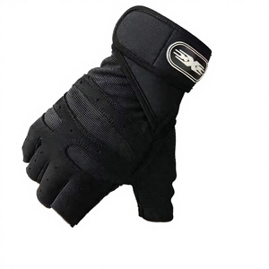 Half <b>Finger</b> Waterproof Anti Slip Anti Sweat Anti Shock Breathable Polyester Gym <b>Bike</b> Gloves for Unisex - Product Image 2