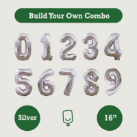 Ensemble personnalisé mixte | Combinaison de lettres et de chiffres | OEM/ODM | Ballon en aluminium | Ballon en mylar | Ballon à hélium | Basse quantité minimale de commande