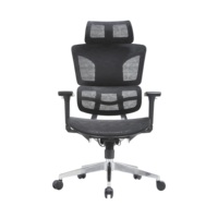 Chaise de bureau ergonomique haut de gamme au design moderne, chaise de direction luxueuse avec repose-pieds, chaise de bureau en maille