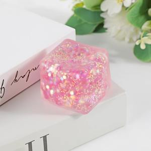 Dekompresyon Renkli Buz Küpü Sıkma Stres Oyuncakları Topu Toptan Yeni Stres Giderici Duyusal Oyuncak Stres Topları - Product Image 3