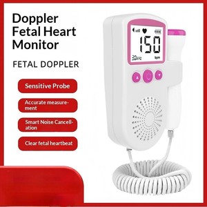 Monitor de <span class=keywords><strong>Latidos</strong></span> del Corazón del Bebé de Alta Calidad, Doppler Fetal Ultrasónico Portátil <span class=keywords><strong>para</strong></span> el Hogar, <span class=keywords><strong>para</strong></span> Mujeres Embarazadas - Product Image 4