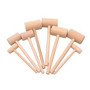 Mini Martello in <span class=keywords><strong>Legno</strong></span> di Pino Dipinto con Design Antico in Stile Europeo, Decorazione per la Casa e Oggetto da Esposizione - Product Image 1