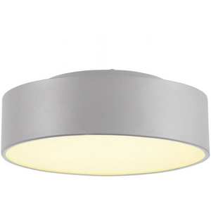 Lámpara de Techo LED SLV de 16W, Color Gris Plateado, Iluminación Interior Moderna, Luz Blanca Cálida 3000K, Cubierta de Aluminio y Acrílico, Montaje en Superficie - Product Image 1