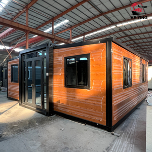 <span class=keywords><strong>Maison</strong></span> conteneur extensible à double aile de 20 à 40 pieds, 1 à 4 chambres, avec chambre, salon, cuisine et salle de bain - Product Image 6