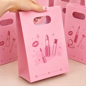 Sac cadeau en papier blanc avec imprimé canard vert, poignée en corde de coton, impression offset, recyclable, sac plat standard, sac en papier du Vietnam - Product Image 6
