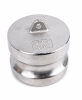 Bouchon anti-poussière lisse en acier inoxydable 304 316, type DP, raccord rapide, embout de protection