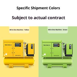 Compresseur d'air à vis intégré pour découpe laser 7,5 kW 11 kW 15 kW Compresseur d'air à vis fixe silencieux Compresseurs industriels - Product Image 2