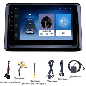 10 inç 2 Din GPS navigasyon kafa ünitesi <span class=keywords><strong>Android</strong></span> multimedya Carplay dokunmatik ekran araba radyo Toyota Noah Esquire VOXY için 2014-2017 - Product Image 4