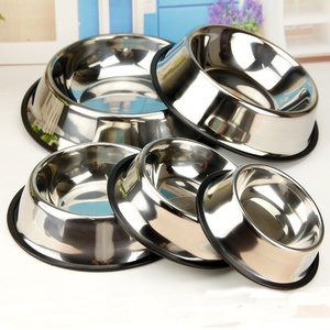 Portable Stainless Steel Single Pet <strong>Bowl</strong> Upset Proof Design for Cat Food - Product Image 2
