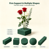 Bloc de mousse florale robuste et stable, en gros, pour la vente en gros en usine Cleancut