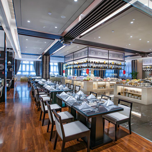 Collection de meubles <span class=keywords><strong>Elite</strong></span> Hotel Restaurant & Bar Ensemble de salle à manger de luxe avec sièges en cuir ou en bois - Product Image 2