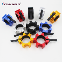 Colliers de serrage magnétiques en ABS massif de 50 mm pour haltères, pinces de barre durables