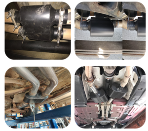 Prix d'usine <span class=keywords><strong>Silencieux</strong></span> d'échappement universel ovale Flowmaster 2" 2.5" en acier aluminisé à chambre - Product Image 5