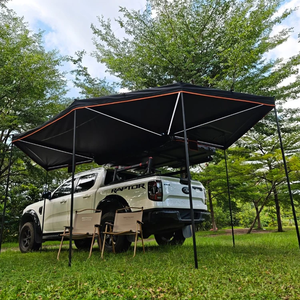 Abri de voiture autoportant en gros 2M 2.5M 270 °   Tente de camping latérale arrière imperméable pour voiture avec parois - Product Image 1