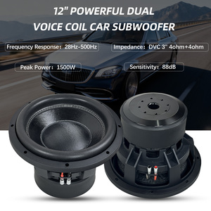 Subwoofer de voiture 3000W Max, 12 pouces, triple aimant, haute performance, pour atelier de modification, vente en gros, fournisseur d'usine - Product Image 2