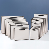 Alibabab Guarantee Sac d'emballage en papier kraft avec poignée pour supermarché au détail Cadeau Stock Shopping commercial