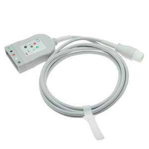 Cable de ECG de 5 Derivaciones Compatible con Philllippsss Agilent 50XM, Cable de ECG HeartStart MRx para Uso Hospitalario - Product Image 1