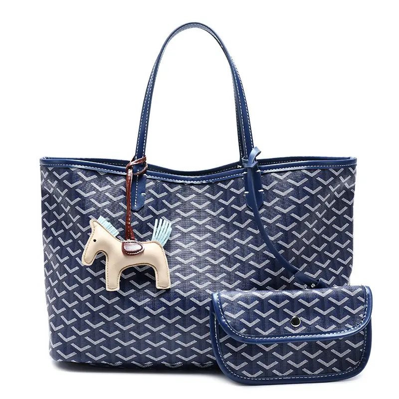 Hand Bags Ladies Luxury New Design Designer Bags PU Large Pattern Shoulder Handbag Soft Women Leather Tote Bag