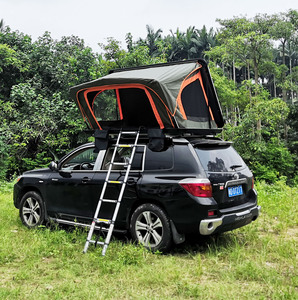 Tente de toit en aluminium imperméable Wild Road 4x4 tout-terrain avec ouverture automatique rapide à coque rigide >3000 mm, fond imperméable - Product Image 3