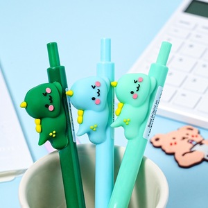 Stylo <span class=keywords><strong>Gel</strong></span> Dinosaure Adorable 0,7 mm Écriture Fluide Design à Pression Embout en PVC Souple Corps Ergonomique Cadeau Idéal École Bureau Fête - Product Image 2