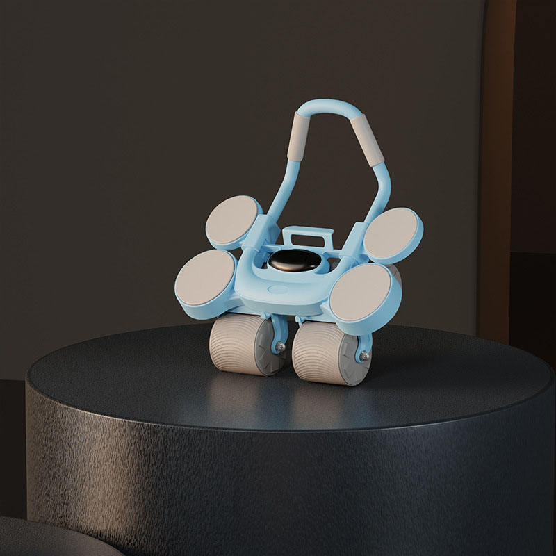 Four wheels - Apple blue