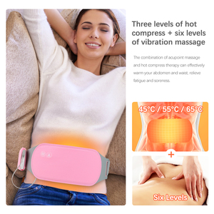 Warmes Uterus Graphen Heizung Vibrations kissen Massage gerät Menstruation linderung Taillen gürtel mit Perioden schmerz linderung für unterwegs Komfort - Product Image 4