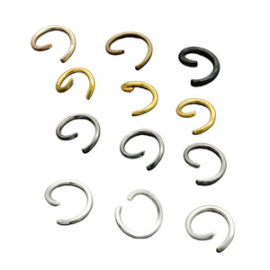 Iron Electroplated Open Ring Round DIY Jewelry Connecting Clasp Accessory Material For <b>Crafting</b> - Product Image 4