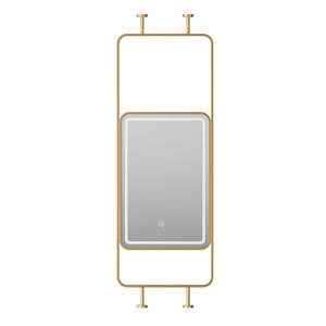 2023 espejo de corte de pelo montado en la Pared Soporte de salón de luz de celebridad de <span class=keywords><strong>Internet</strong></span> especial para corte de pelo para decoración del hogar Uso de barbería - Product Image 1