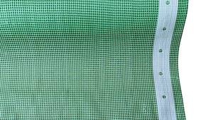 Mercado alemán, 250gsm, 1,5 m, 4m, lona de malla transparente verde resistente a la intemperie, láminas de andamio de plástico HDPE, corte de rejilla de invernadero - Product Image 2