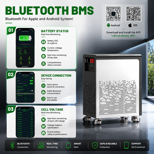 EU STOCK Tax Free <b>48V</b> 100Ah 5Kwh 300Ah 15Kwh 16S BMS 51.2V 30Kwh <b>48V</b> 600Ah Home Energy Storage <b>Battery</b> - Product Image 3