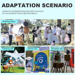 Photomaton à miroir numérique pour mariage Photomaton en libre service 2x6 Station de selfie instantanée <span class=keywords><strong>Camara</strong></span> pour scrapbooking avec imprimante DN-S japonaise - Product Image 3