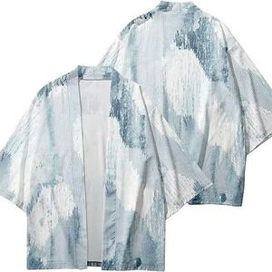 OEM/ODM Kimonos longs d'été personnalisés pour hommes, cape de cosplay d'<span class=keywords><strong>anime</strong></span> avec motifs personnalisés gratuits, DIY Haori Kimono samouraï pour femmes japonais - Product Image 5