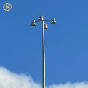 Qualité 15m 18m 20m 25m Acier Haut Mât Léger Poteau 15M Convient <span class=keywords><strong>Cage</strong></span> Échelle pour Football Fileld2 - Product Image 6