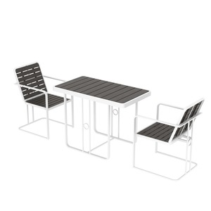 Simple Outdoor <strong>Balcony</strong> <strong>Table</strong> and Chair Set of Three, Courtyard Leisure <strong>Table</strong> and Chair, Homestay Villa Garden <strong>Table</strong> and Chair - Product Image 5
