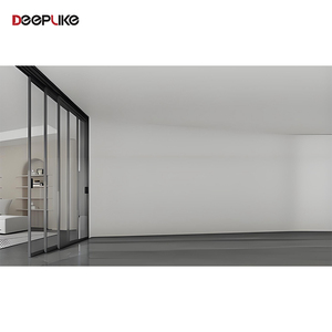 Modern Trackless <strong>Concealed</strong> Glass <strong>Door</strong> Invisible Sliding <strong>Door</strong> Hardware Kit Aluminum Alloy Ghost <strong>Door</strong> - Product Image 5