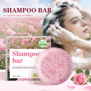 GREENLEM Shampooing Solide Volumisant Contrôle du Sébum Parfum Rose Naturel à Base de Plantes Fabrication OEM Personnalisée - Product Image 2