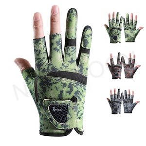 Outdoor Scratch Resistant Sports <b>Gloves</b> Wholesale Fishing <b>Gloves</b> Custom Sublimation Camouflage Fishing <b>Gloves</b> - Product Image 1
