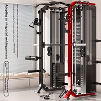 Machine Smith tout-en-un de qualité commerciale, appareil d'entraînement fonctionnel, crossover de câbles, rack à squats, équipement de musculation pour salle de sport