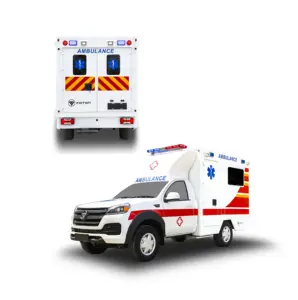 Ambulancia 4x4 Ambulance Vehicle Emergency Rescue Vehicle Advanced FOTON Tunland Pick-up Box Monitoring Ambulance Vehicle