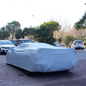 RP018 Ropa <span class=keywords><strong>de</strong></span> coche <span class=keywords><strong>de</strong></span> tela <span class=keywords><strong>de</strong></span> alta elasticidad Cubierta <span class=keywords><strong>de</strong></span> coche impermeable y a prueba <span class=keywords><strong>de</strong></span> sol personalizada <span class=keywords><strong>de</strong></span> gama alta - Product Image 2