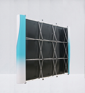 Mur <span class=keywords><strong>d</strong></span>'<span class=keywords><strong>exposition</strong></span> pliable à ressort pour salons professionnels et équipement de toile de fond - Product Image 1