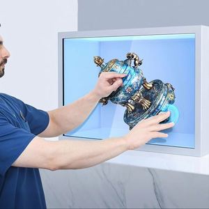 Ai thông minh kỹ thuật số con người tất cả-trong-một Máy quảng cáo tương tác 3D ảo ba chiều trong suốt trưng bày hiển thị - Product Image 3