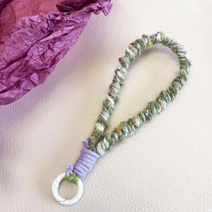 Bold <b>Personality</b> Short Polyester Wrist Lanyard Strap Heat Transfer Sublimation Custom Polyester <b>Keychain</b> Small Colorful Lanyard - Product Image 6