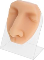 Modelo de silicona para tatuajes, suturas e inyecciones, simulador de partes del cuerpo humano: oreja, nariz, labio, ombligo, piercing, con certificación CE/ISO