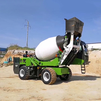 Camion bétonnière autochargeur à commande intelligente 0,5m3 1,2m3 2,0m3 3,5m3 4,0m3 Dimensions