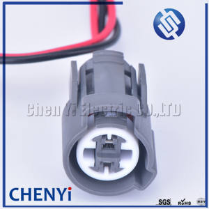 1ชิ้น2พิน6189-0156สวิตช์แรงดันน้ำมันเซ็นเซอร์เคาะเซ็นเซอร์การระบายความร้อนขั้วต่อเซ็นเซอร์ของเหลวสำหรับ Honda Civic VTEC ที่มี20AWG 15ซม. - Product Image 2