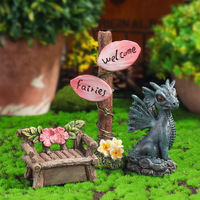 Fée Jardin Planteur Miniature Paysage Mini Jardin Gnomes Partie Ensemble Résine Artisanat Statue Vilain Nain Elfe